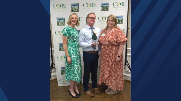 WVU Medicine Uniontown Hospital recognized by the Center for Organ Recovery and Education 