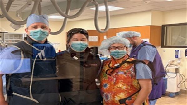 Senior Leadership Spends a 'Day in the Life' at Cardiac Cath Lab 