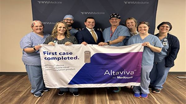 Reynolds Memorial Hospital performs first tibial implant to manage bladder control symptoms