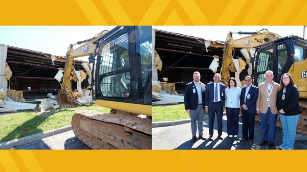WVU Medicine Princeton Community Hospital marks start of cancer center construction with demolition of former laundry facility 
