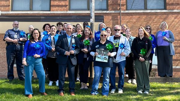 Barnesville Hospital holds Donate Life Month flag raising ceremony 