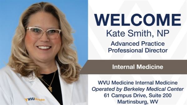 WVU Hospitals East Welcomes Kate Smith as Advanced Practice Professional Director 