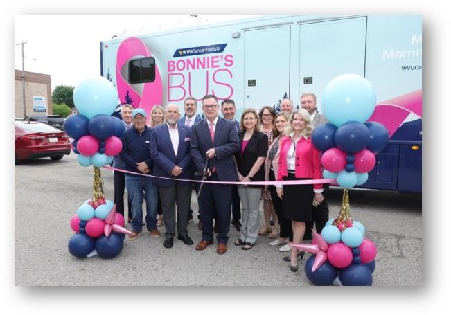 Bonnie's Bus Ribbon Cutting