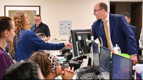 WVU Health System president visits PCH to review growth, patient care advancements