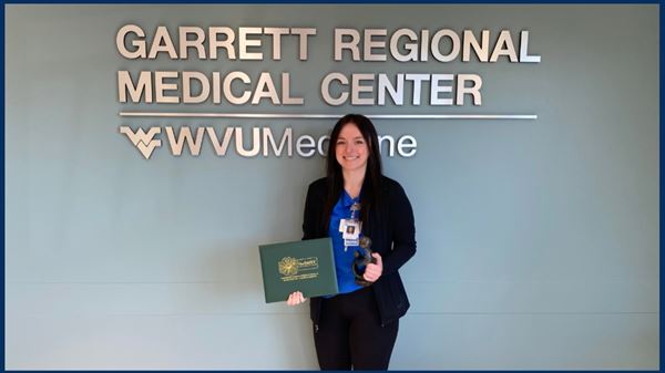 Garrett Regional Medical Center honors Breanna Sphar, LPN, with DAISY Award for Extraordinary Nurses