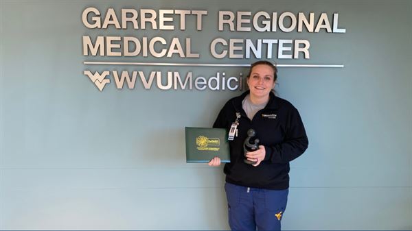 Garrett Regional Medical Center honors Summer Sines, RN, with DAISY Nurse Leader Award