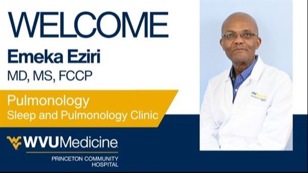 PCH welcomes pulmonologist Dr. Emeka Eziri