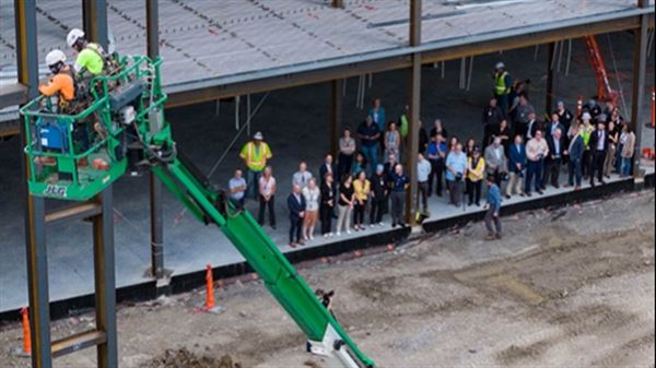 WVU Medicine celebrates Topping Out of new outpatient surgery center at United Hospital Center