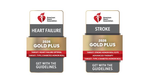 WVU Medicine J.W. Ruby Memorial Hospital nationally recognized for commitment to excellence in heart disease, stroke, and diabetes care