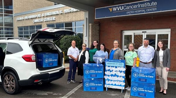 UHC receives blanket donation from Jenkins Subaru and Leukemia and Lymphoma Society