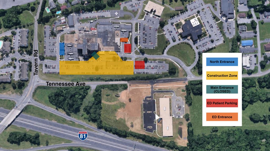 Parking at WVU Medicine Berkeley Medical Center