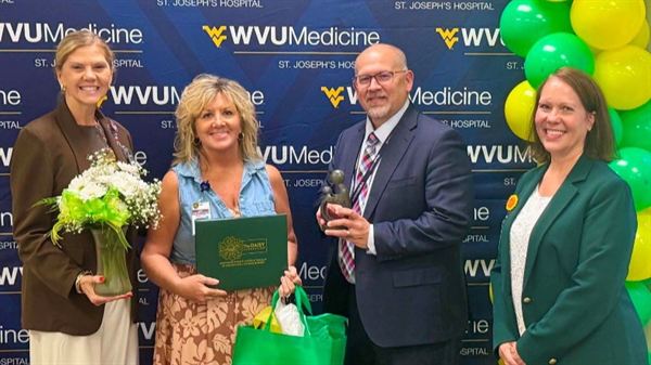 WVU Medicine St. Joseph's Hospital Honors Becky Perry as DAISY Award Recipient