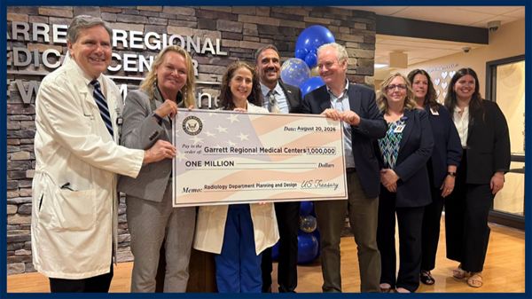 Garrett Regional Medical Center Receives $1 Million in Congressionally Directed Spending for Radiation Oncology Planning