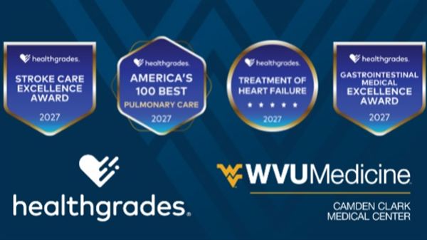 WVU Medicine Camden Clark earns national recognition across seven clinical areas in 2027 Healthgrades Specialty Care Ratings