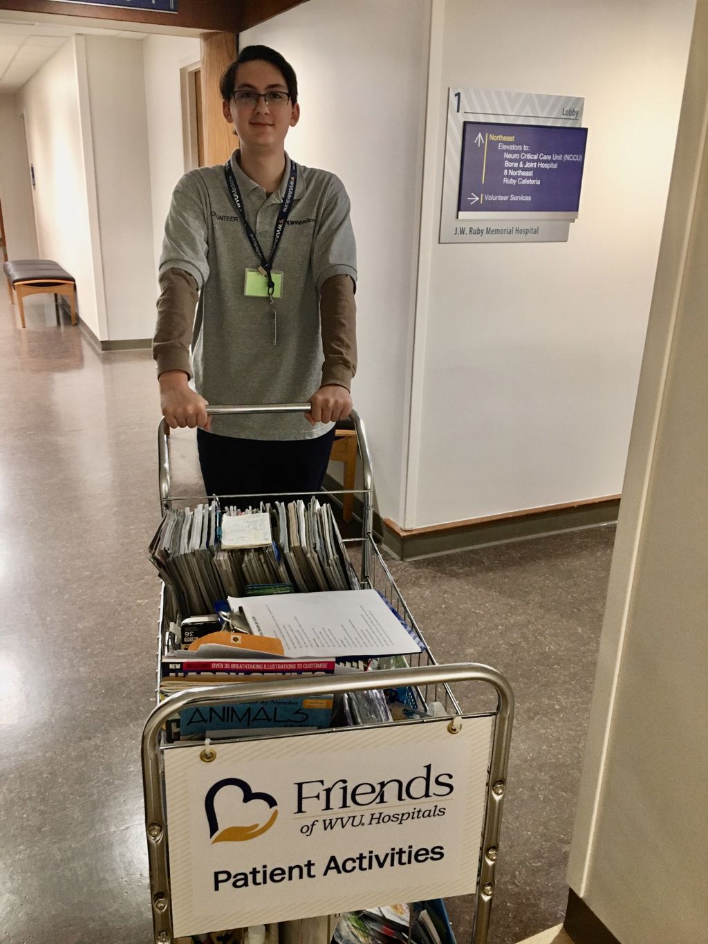 Former Junior Volunteer Spencer Johnson