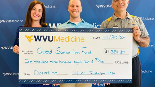 1st annual Triathlon donates to Good Samaritan Fund