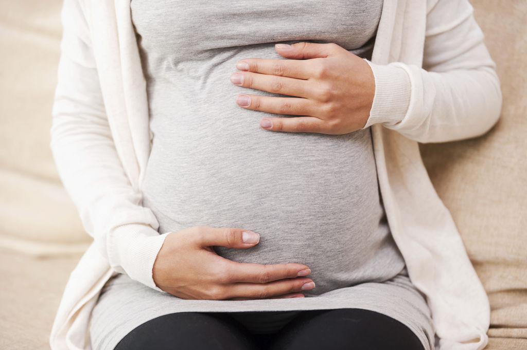 Pregnant belly