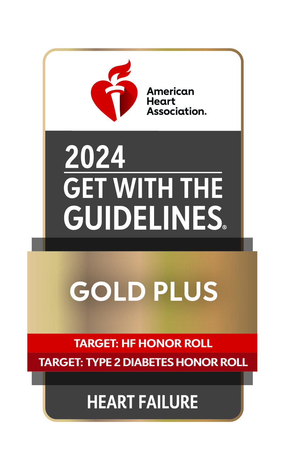 Get With The Guidelines Heart Failure badge
